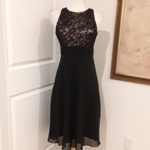 EVAN PICONE Chiffon Black Flowy Dress - Picture 6 of 9
